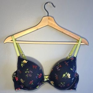 36C COTTON VS Floral Push-up Bra